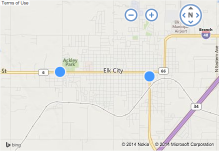 Elk City map